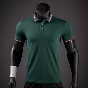 Verano 220gms en blanco Slim Fit Polos EE. UU. Tamaño Hombres Polo Camisetas de golf Hombres - Product Image 3