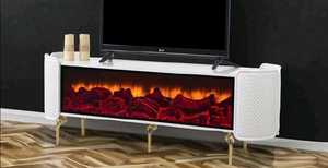 Soporte de TV convertible de lujo europeo Panel de madera Muebles para el hogar para sala de estar Dormitorio para restaurantes Hoteles Centros comerciales - Product Image 3