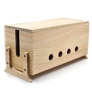 Caja de Almacenamiento de Madera para Cables de WiFi y Teléfono |   Buena Calidad, el Mejor Acabado |   Trabajo Artesanal al por Mayor, Precio de Fábrica al por Mayor - Product Image 2