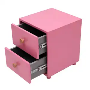 床具家具卧室科尔文边桌-粉色 | 高品质现代家具