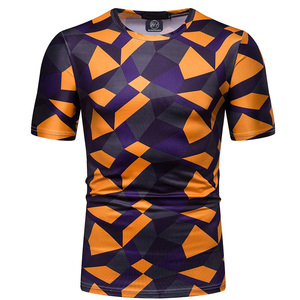 Camiseta Sublimada de Diferentes Colores, Corte Holgado, 100% Algodón, Ropa de Verano, Mangas Cortas, Camiseta Sublimada para Hombre - Product Image 2