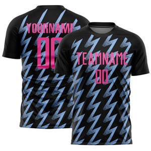 เสื้อฟุตบอลแบบสั่งตัดสำหรับทุกเพศเสื้อฟุตบอลแห้งเร็วระบายอากาศได้ดีชื่อผู้เล่นฟุตบอลสำหรับผู้ใหญ่ - Product Image 1