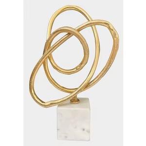 Escultura artesanal de aluminio Chapado en plata, mesa de boda de Navidad, adorno moderno de alta calidad con diseño personalizado - Product Image 5