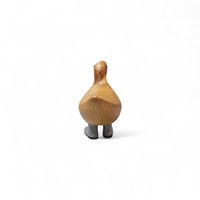 Vente en gros de sculptures de canetons en racine de bambou de style nordique, écologiques, sculptées et peintes, personnalisables, décoration d'intérieur