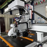 ATC CNC Router Machine pour Bois Contreplaqué MDF Meubles Armoires de cuisine Portes Équipées Lame de Scie Moteur PLC SYNTEC NC Studio