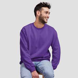 <b>Grey</b> <b>Men's</b> Blank <b>Sweatshirt</b> Heavy Blend Crew Neck 100% Cotton Pullover <b>Sweatshirt</b> - Product Image 5