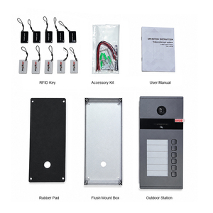 Solution d'interphone intelligent Hiwink, vidéophone IP avec écran IPS de 7 pouces, interphone bidirectionnel, vidéophone IP65 - Product Image 5
