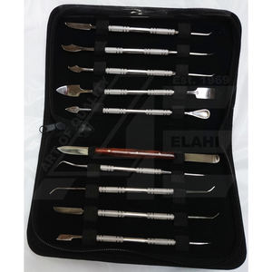 La Elahi Co Factory, venta al por mayor, 10 Uds., juego de escaladores de acero inoxidable quirúrgico para laboratorio Dental, Kit de herramientas de tallado de cera eléctrica Manual - Product Image 4