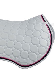 Vente en gros de tapis de selle pour cheval anglais en coton personnalisé, demi-couverture, antidérapant, style classique, saut d'obstacles, équitation - Product Image 2