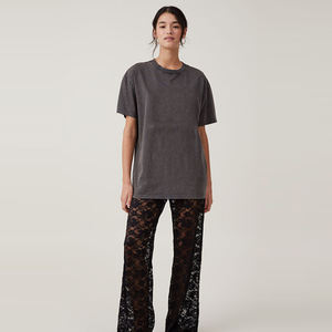 Camisetas de Verano para Mujer, Diseño Nuevo, Lavado Ácido, Talla Personalizable, Corte Regular, Ecológicas, 100% Algodón, Lisas y Modernas - Product Image 2