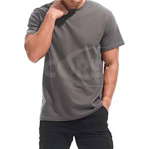 T-shirts légers de haute qualité 100% coton 140Gsm T-shirt uni vierge respirant pour hommes - Product Image 3