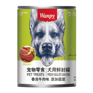 375克多种口味Wanpy罐装狗新鲜密封罐鸡肉牛肉蔬菜湿谷物零食 - Product Image 6