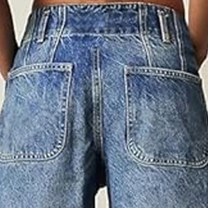 Shorts surdimensionnés pour femmes sur mesure Meilleurs shorts surdimensionnés pour femmes Nouveau design Shorts surdimensionnés pour femmes - Product Image 6