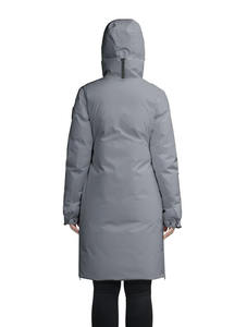 Parka à capuche en tricot personnalisé de qualité supérieure pour femmes Veste bouffante et veste d'hiver matelassée - Product Image 5