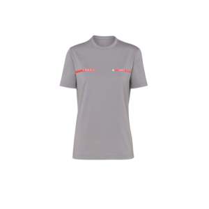 Abito in Jersey Traspirante Prada Luna Rossa per Donna con Dettagli in Colore Grigio e Logo - Product Image 1