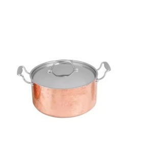 Plat à gratin en acier inoxydable de conception merveilleuse, couleur argent, écologique, durable, base en cuivre moderne, qualité supérieure pour servir les aliments - Product Image 4