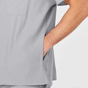 Tenues médicales unisexes en tissu tissé, ensembles médicaux, vêtements de travail, tenues d'hôpital, tenues de magasin d'animaux, tenues de travail pour femmes et hommes, style médecin - Product Image 6