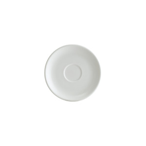 Juego de Taza y Platillo para Café Gourmet Iris Blanco de 12 cm, Diseño Minimalista y Sólido, Ideal para Regalos - Product Image 1