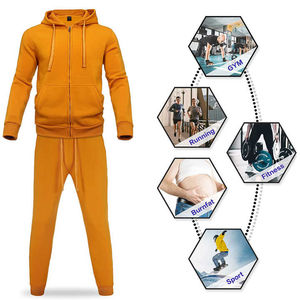 Nouveau survêtement Streetwear à manches longues pour hommes en hiver teint uni à motif solide en différentes tailles en vente survêtement le plus vendu - Product Image 5