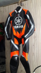 Motorbike Racing <b>Suit</b> Breathable Heavy Leather <b>Full</b> Sleeve Men's Made in Pakistan - Product Image 3