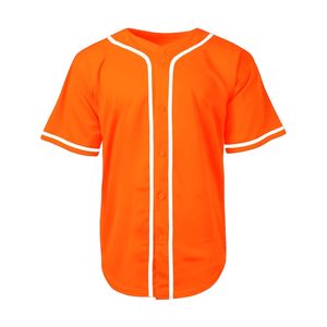 Camiseta de béisbol a rayas personalizada, camisa con botones, impresa o cosida, número de nombre personalizado para camiseta de béisbol - Product Image 5