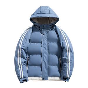 Veste d'hiver pour homme de haute qualité, taille plus, style safari, capuche, tissu microfleece doux, confortable, fermeture éclair, imprimé - Product Image 2