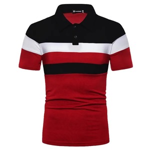 Vêtements d'été pour hommes 2025 – Chemises décontractées en coton tricoté uni, élégantes et de haute qualité, avec logo brodé personnalisé - Product Image 3