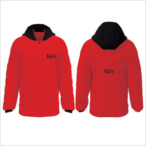 Adults unisex puffer coat with <b>lightweight</b> 100 percent polyester design breathable quick dry waterproof outerwear - Product Image 2