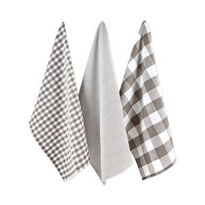 Torchons ultra absorbants 100% coton brodés Golf 18x28 130 GSM légers durables séchage rapide lavage en machine torchons grisâtres - Product Image 1