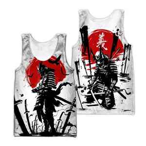 Débardeurs d'été pour hommes imprimés en 3D mode décontractée Streetwear gilet surdimensionné sans manches haut de gymnastique respirant vêtements PCS-R-19 - Product Image 5