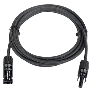 Cavo di estensione MC4 Cavo solare fotovoltaico con connettore 6 mm² nero 3 m - Product Image 1