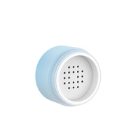 Portable 50g boîte de poudre en vrac couvercle rabattable grille vide bouffée de poudre pour miel Blush Fine talc poudre boîte emballage bouteilles en plastique