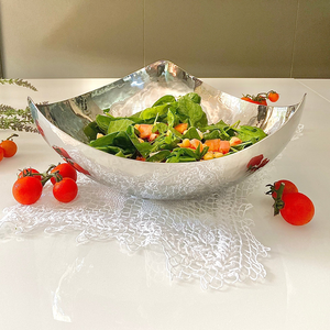 Bols de service en métal Eanamel de haute qualité pour hôtels et restaurants plats de service bols de serveur de salade à vendre - Product Image 6