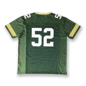 Maillot de football américain pour hommes de qualité supérieure, poids léger, taux bon marché, maillot de football pour hommes entièrement personnalisé avec les dernières créations - Product Image 2