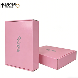 Eco-friendly Pink Mailer <b>Box</b> Sturdy Corrugated Airplane <b>Box</b> For Boutique Packaging Paper Boxes For Apparel Cosmetic Packaging - Product Image 3