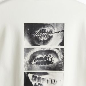 Pull à manches longues couleur unie style décontracté avec motif imprimé en gros - Product Image 4