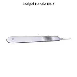 Scalpel chirurgical #10 poignée médicale stérile avec lames certifiées CE pour les procédures de chirurgie générale - Product Image 5