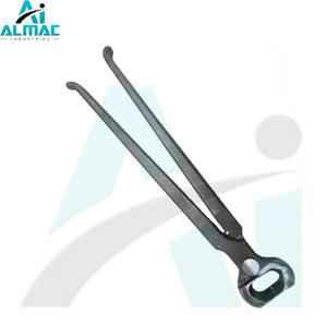 ALMAC Pinza de pezuña con acabado semipulido, construcción de acero inoxidable de alta calidad para recorte de pezuña de caballo de precisión - Product Image 3