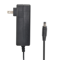 Transformateur 220VAC vers 24VDC, adaptateur multi-prises 21mm, 48W 2A avec prises EU/US/UK/AU, garantie 3 ans
