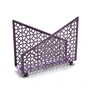 Porte-serviettes en métal ACMI SNH0152, design élégant, finition argentée, restaurants, hôtels, vaisselle de table, dîner élégant - Product Image 4