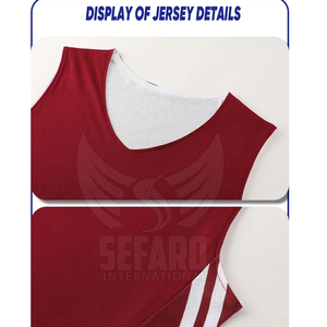 Uniforme de Baloncesto Reversible de Secado Rápido y Alta Calidad, Uniforme de Baloncesto Reversible Ligero - Product Image 4