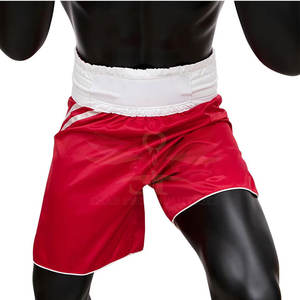 กางเกงขาสั้นสำหรับผู้ใหญ่กางเกงขาสั้นมวยสีพื้นแบบออกแบบได้ตามต้องการบริการ OEM - Product Image 4