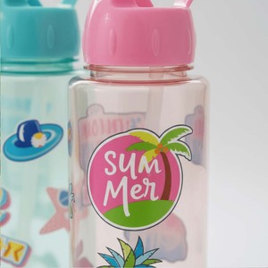 CASAMAX WL AD-1556A PE Plastic Travel Water <b>Bottles</b> 770ml with <b>Straw</b> Eco-friendly Durable Modern No Thermal Insulation - Product Image 3