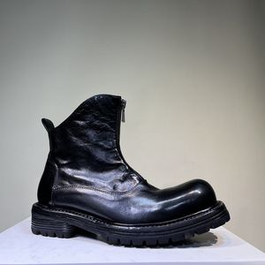 Bottes de désert en cuir pour hommes, bottes chukka en cuir et bottes décontractées en cuir véritable pour un usage quotidien et chaussures décontractées pour affaires - Product Image 2