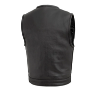 Gilet en cuir véritable de haute qualité pour homme, coupe-vent, respirant, séchage rapide, sur mesure, gilet de motard tendance pour l'hiver