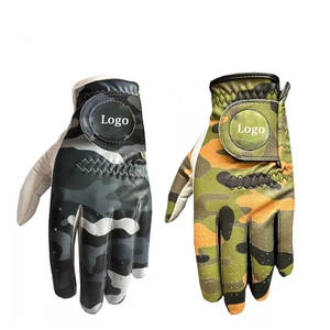 Options unisexes de logo personnalisé avec des gants de golf en spandex de couleur personnalisée, poignée stable et durable, également disponible en peau de mouton Cabretta - Product Image 6