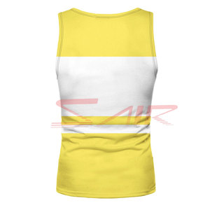 เสื้อกล้ามออกกำลังกายผู้ชายคุณภาพสูง สไตล์ใหม่ ลำลอง ผ้าถัก เป็นมิตรกับสิ่งแวดล้อม แห้งเร็ว ผลิตจากผ้าฝ้าย/ใยไผ่ ปรับแต่งได้ตามต้องการ - Product Image 2