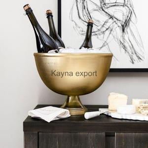 Artesano indio hecho a mano estilo ciervo aluminio champán cubo níquel chapado elegante diseño lluvia ciervo encimera Bar conjuntos - Product Image 3