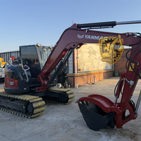 Mini-excavatrice d'occasion ViO80-1A, 8 tonnes, excavatrice hydraulique sur chenilles japonaise à vendre