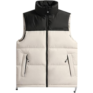Nouveau 2025 personnalisé qualité professionnelle en gros 100% coton fait gilet veste vestes sur mesure manches moins vestes bouffantes - Product Image 6